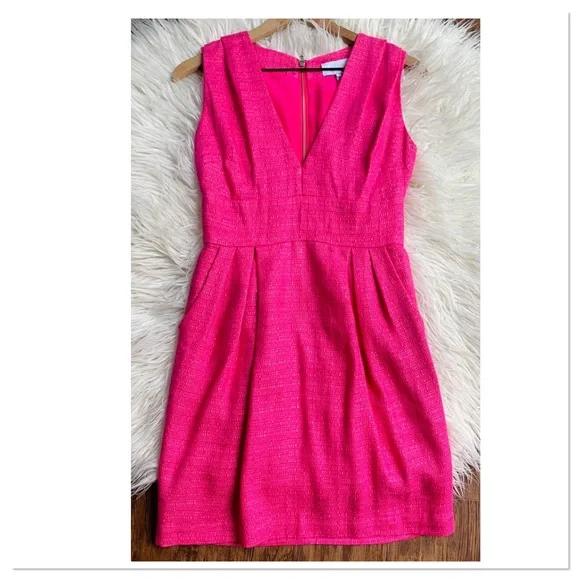 Adam Lippes Dresses | Adam Lippes Linen Sheath Dress Pink Sleeveless Size 2 | Color: Pink | Size: 2 | Havw's Closet
